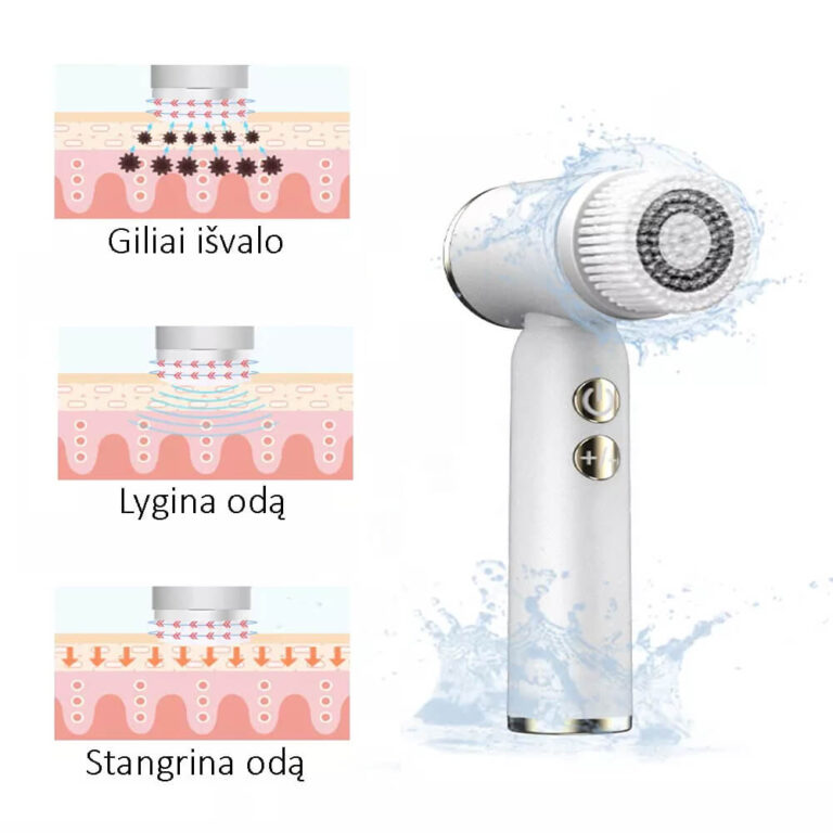 Sähköinen ihonpuhdistusharja 6-1 Užsisakykite Trendai.lt 6